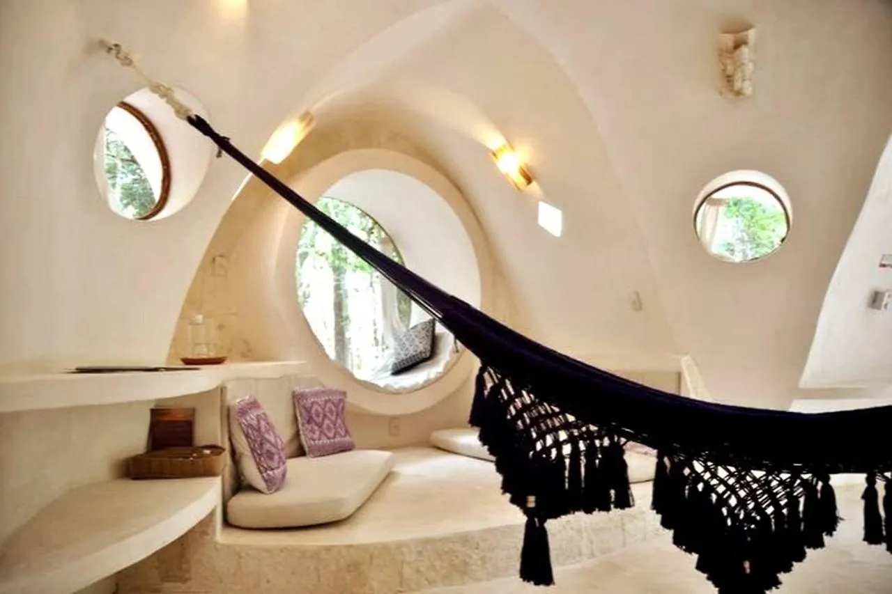 招待所 Room In Lodge - Eco-Luxe Mayan Dome Cenote Balcheil